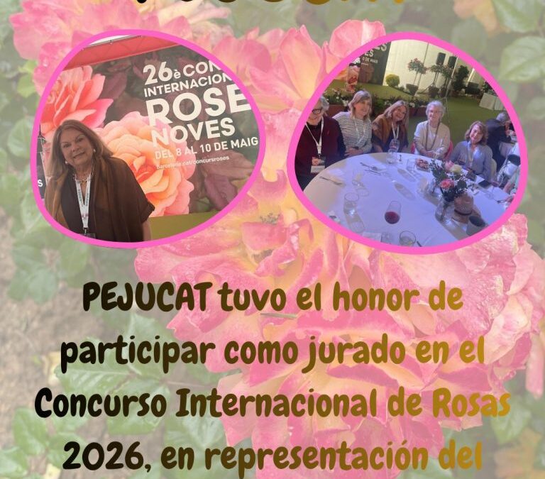 Pejucat de Jurado en el 26º Concurso internacional de Rosas Nuevas