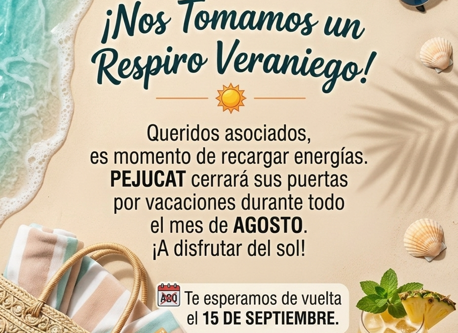 ¡Nos tomamos un respiro veraniego!